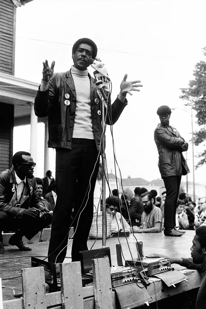 Bobby Seale Black Panther Party Rally, Defremery Park Rally Oakland, CA July 14, 1968