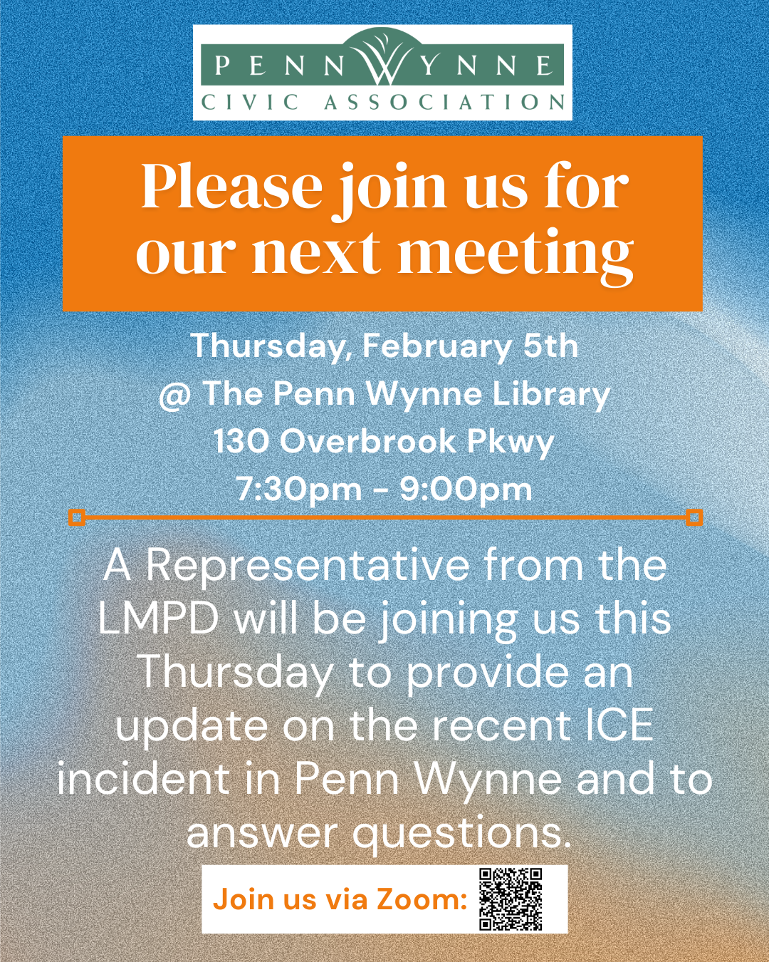 February Regular Business Meeting