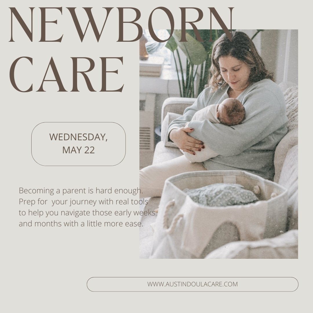 From the birthing parent's diapers to baby diapers, we cover it all in this class. Newborn Care is meant to help prepare parents for the immediate postpartum time, through getting home, settling in, infant soothing, and more! 
This hands on group cla
