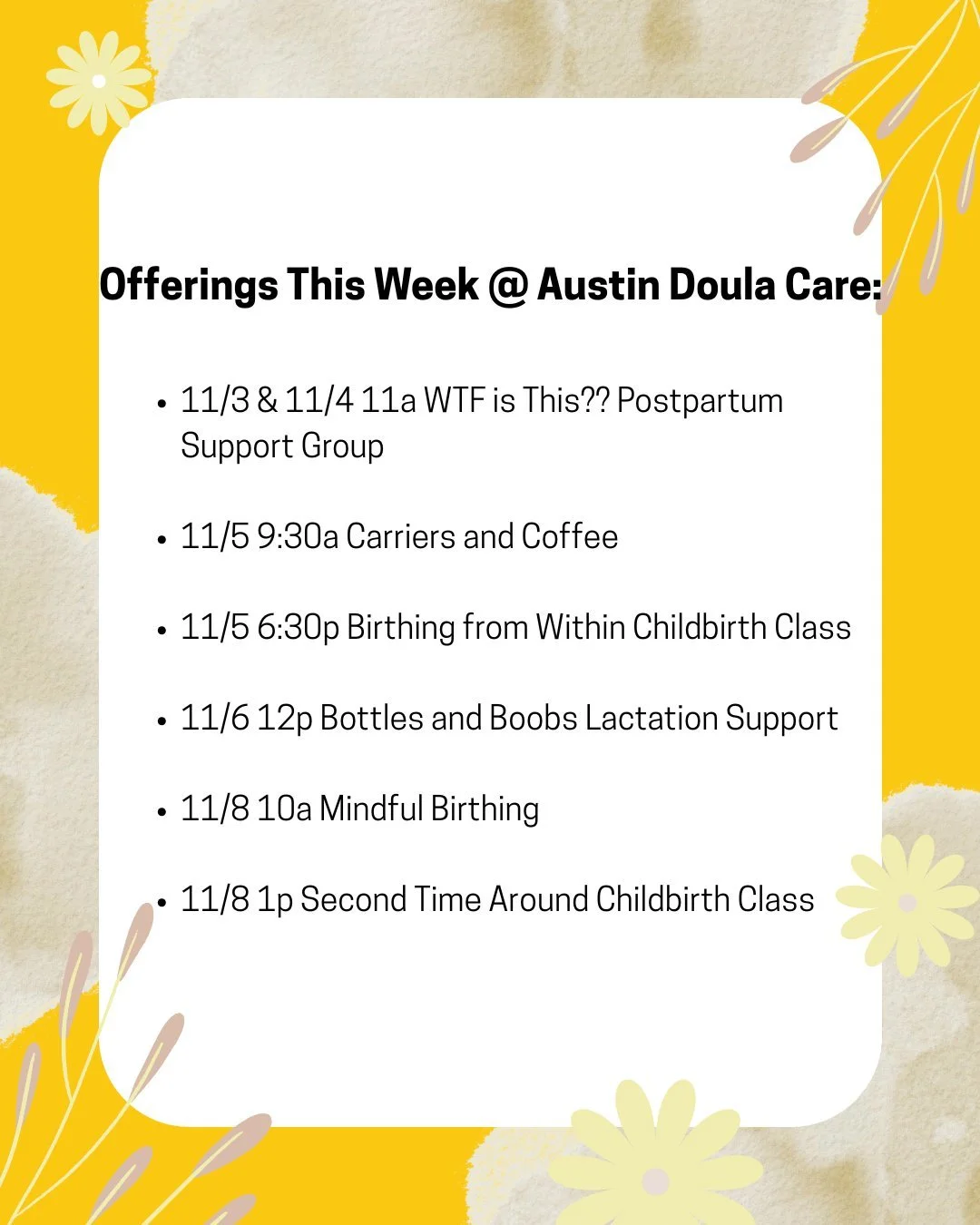 See y'all this week!