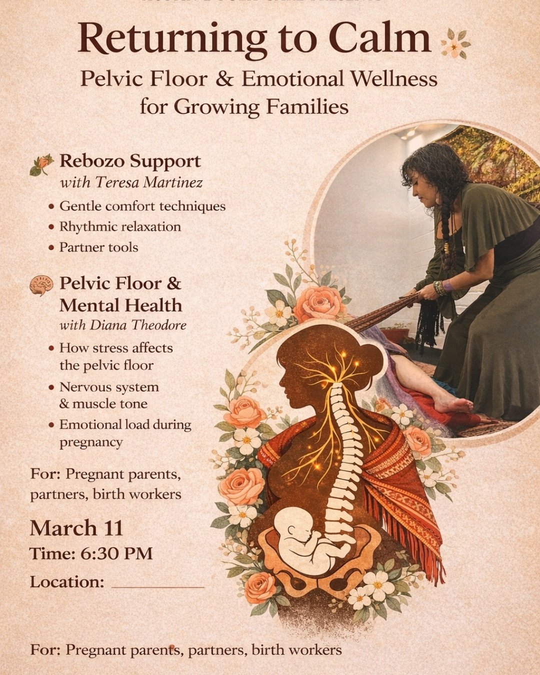 Join us for a very special evening of support and education presented by  @rootsandremedy and @doularella1! 

Register for this free event through the link in our bio - Classes/Groups, listed under Support Groups.