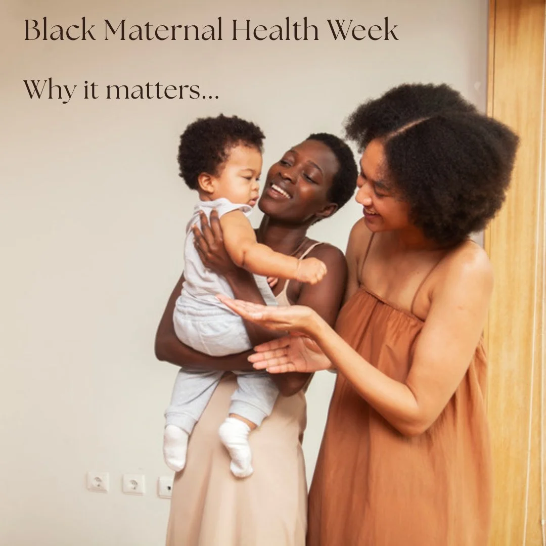 Every year in April, we take time to reflect on and learn more about Black maternal health. 
Did you know;
* In the U.S., Black women are over three times more likely to die from a pregnancy-
related cause than White women.
*About 75.4% of Black infa