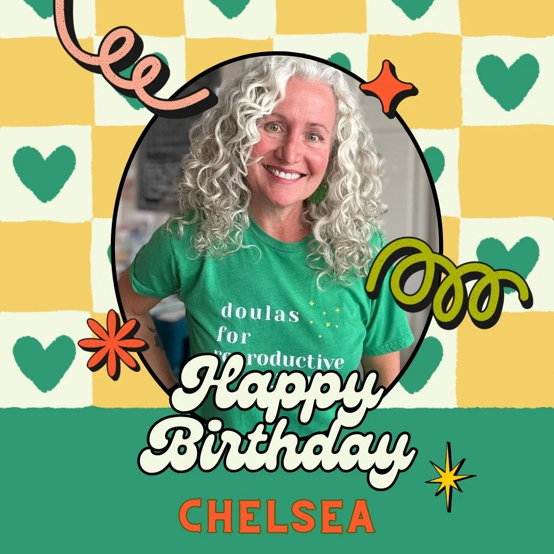 Happy birthday to my doula soulmate! Chelsea is the resident Jill of all Trades (how many classes does she teach??), overnight QUEEN, and best party thrower!
Her calm and loving energy has served hundreds of families in both births and postpartum. Be