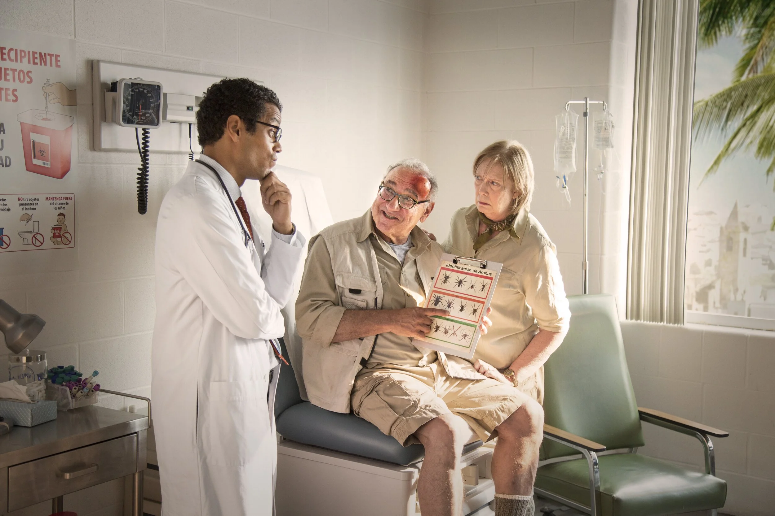 Arachnid mishap overseas? Covered.