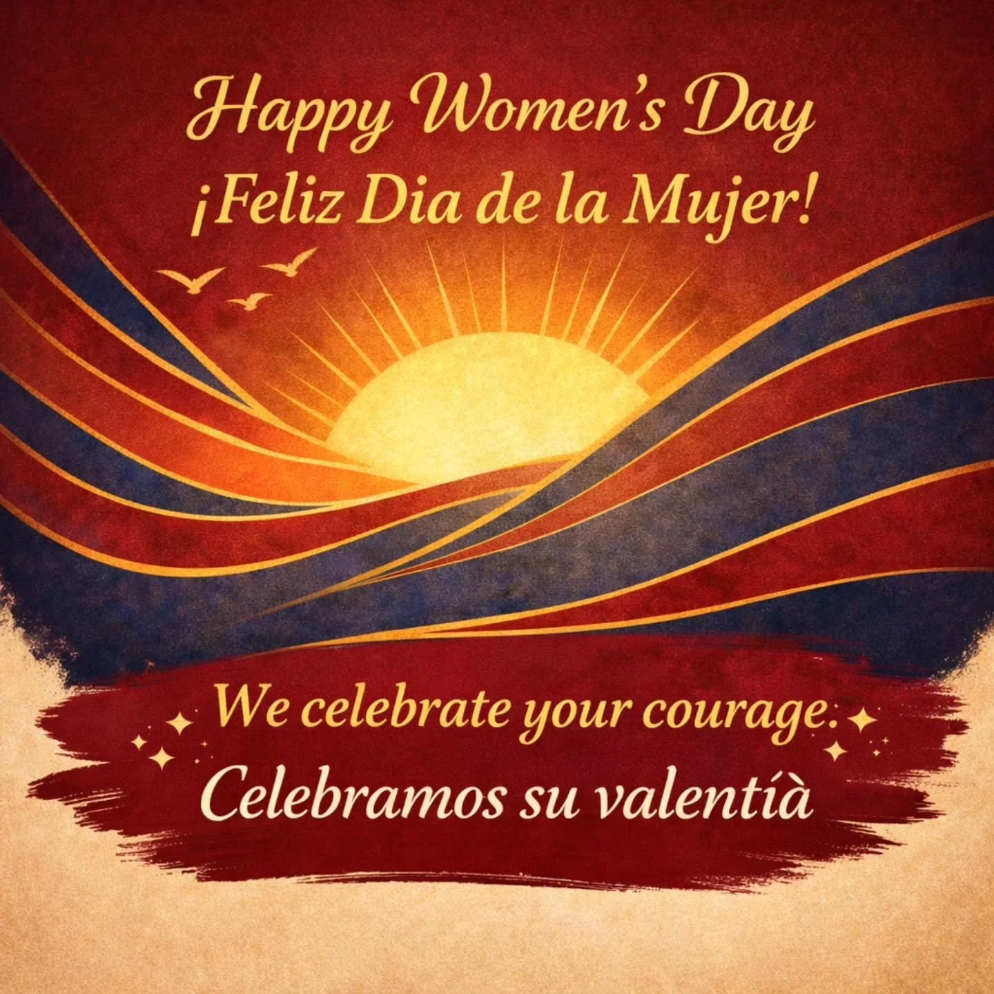 Celebramos a cada mujer.
Su coraje, su entrega y su resiliencia.

Est&eacute;n donde est&eacute;n y haciendo lo que est&eacute;n haciendo,
su esfuerzo deja huella todos los d&iacute;as.

Hoy y siempre: son vistas, son valoradas, son apreciadas.

Feli