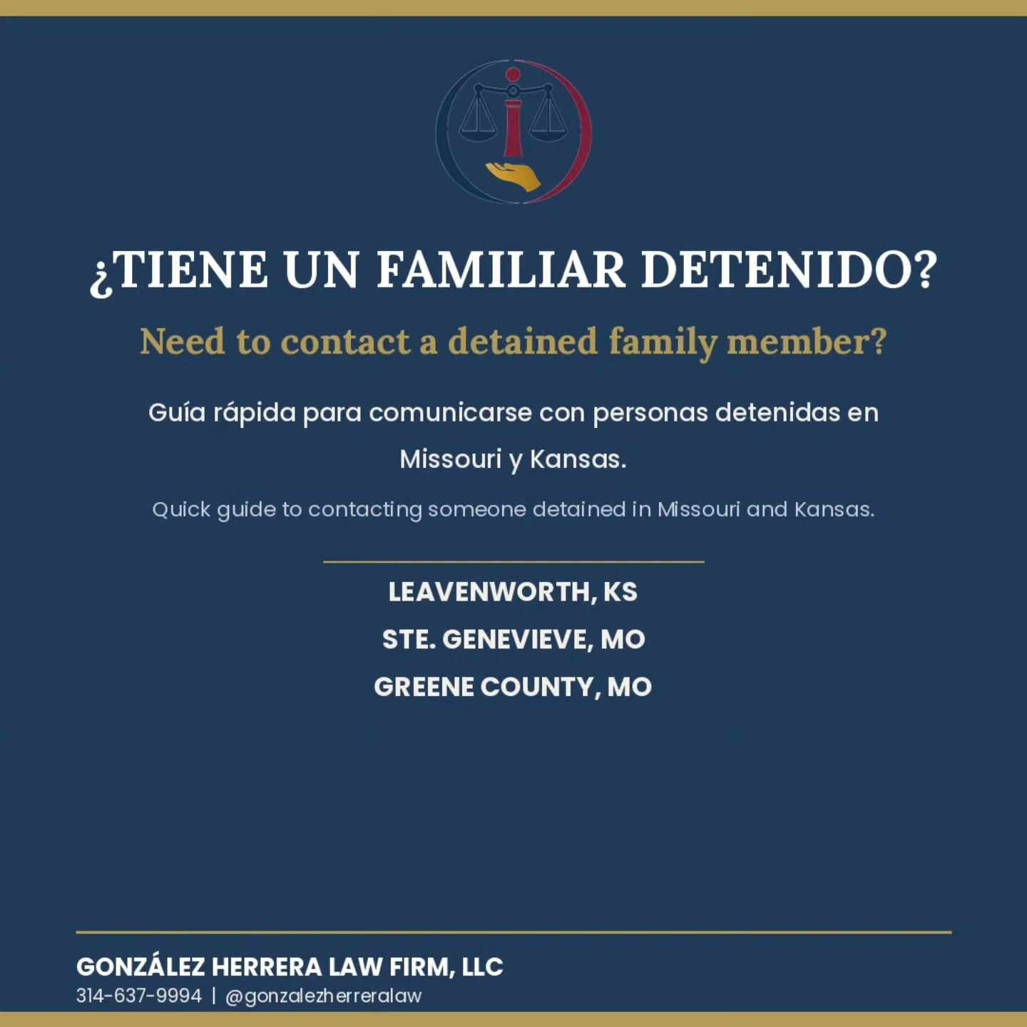 He recibido muchas llamadas pregunt&aacute;ndome c&oacute;mo contactar a familiares y amigos detenidos.

La incertidumbre es enorme.

Y muchas veces...

Nadie sabe por d&oacute;nde empezar.

Por eso prepar&eacute; esta gu&iacute;a.

Encontrar&aacute;