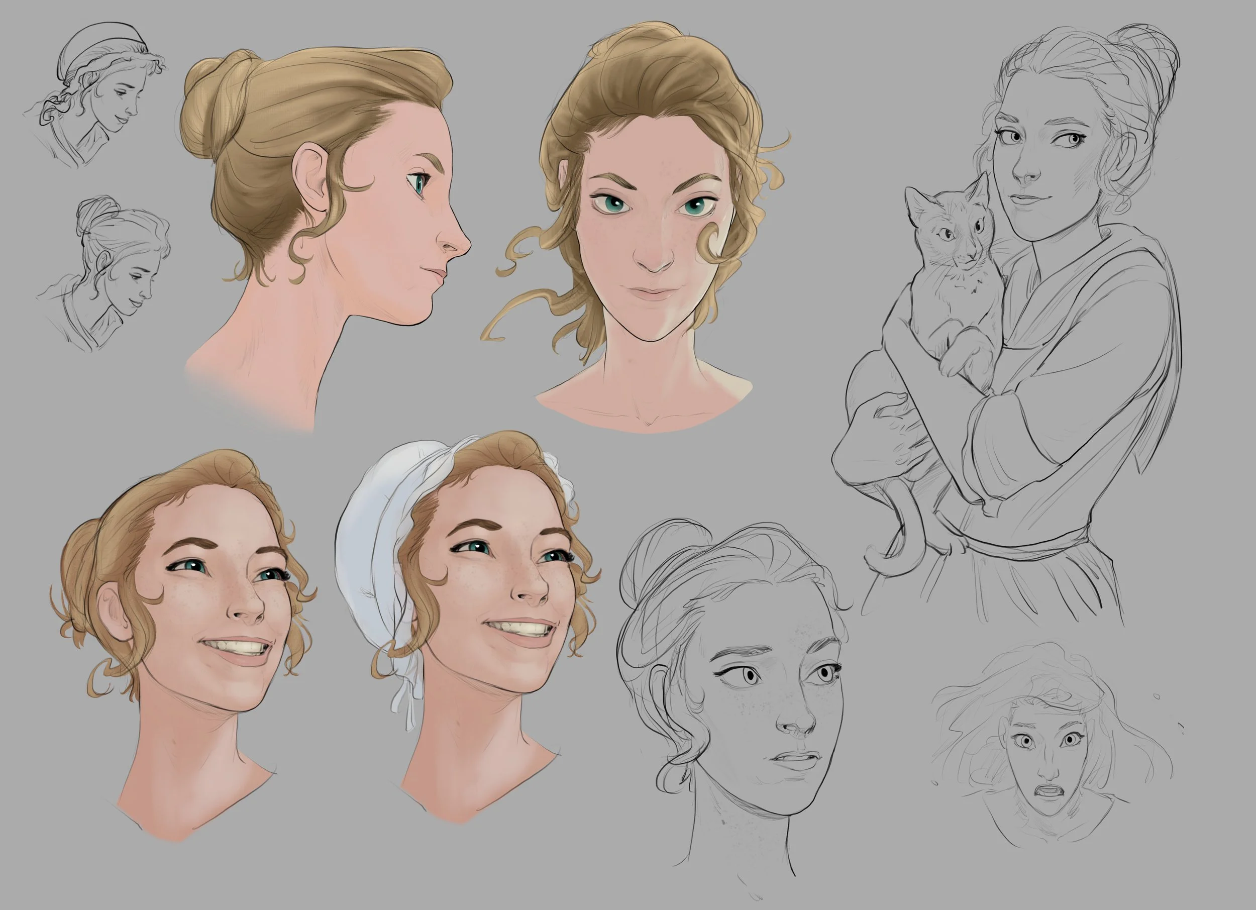 Recent Character Development Sketches