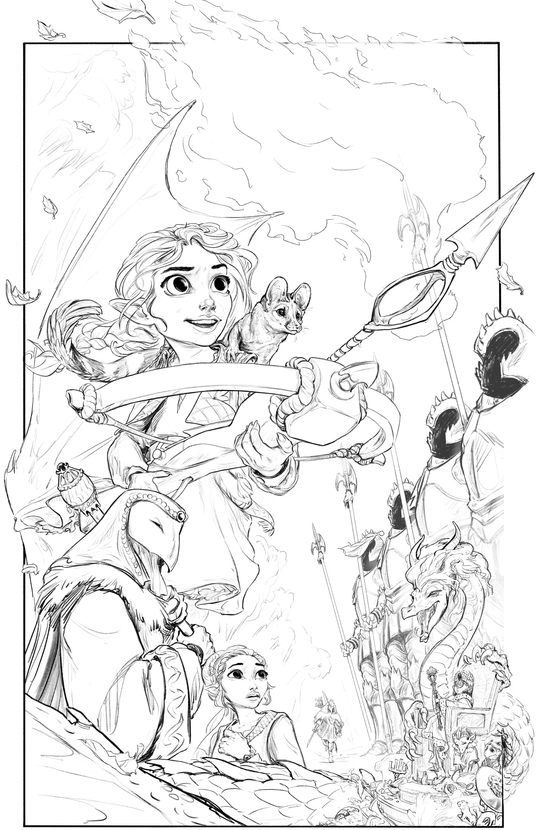 # Comics | Cover Lineart