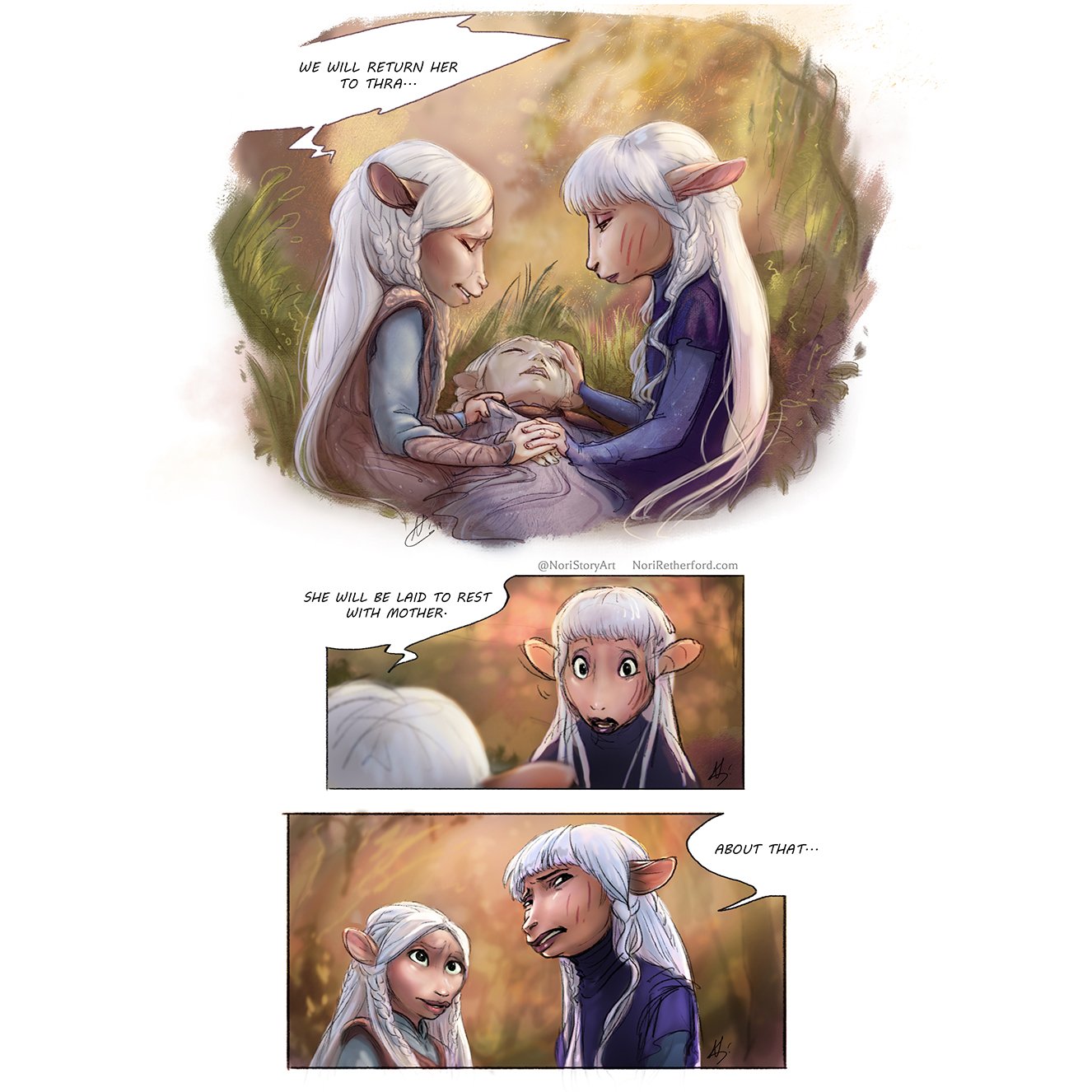 Dark Crystal Fan Art - Awkward Moment