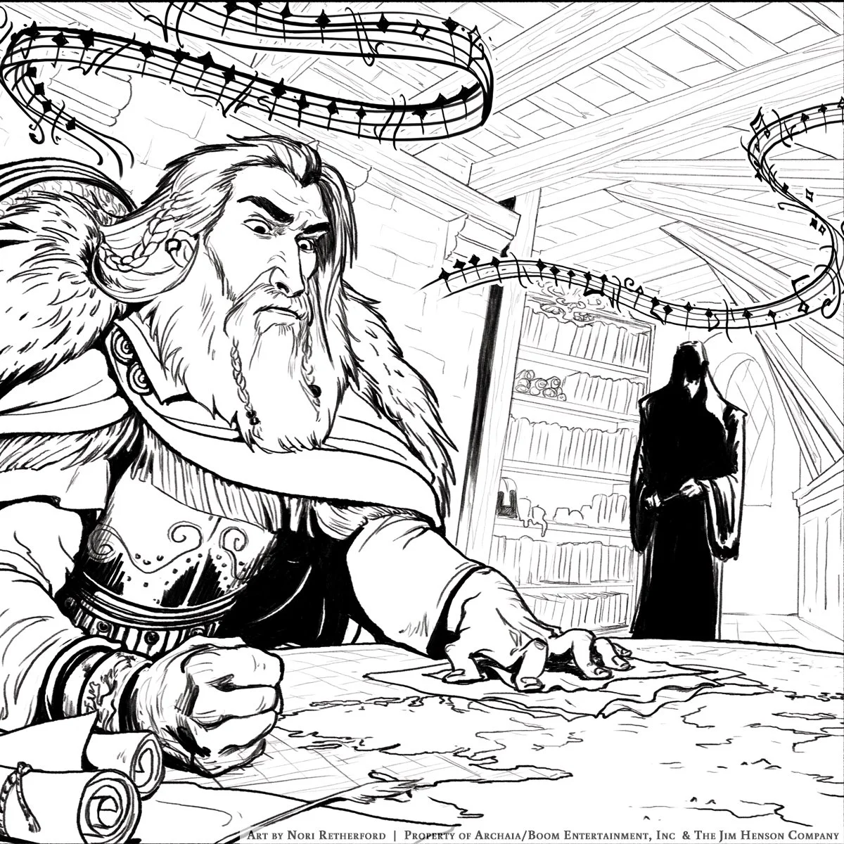 Selection of panels from "Jim Henson Presents: Shapeshifter"