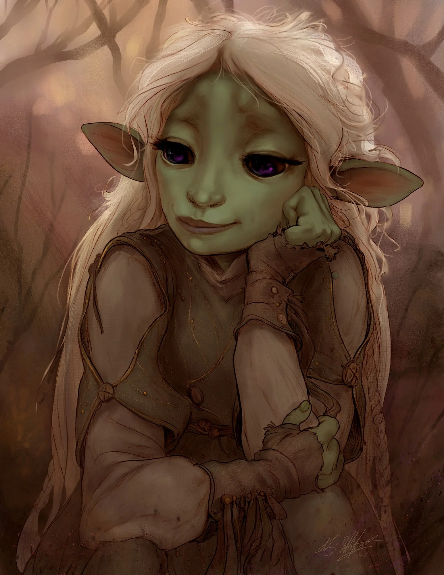 Dark Crystal Fan Art - Deet and the Darkening