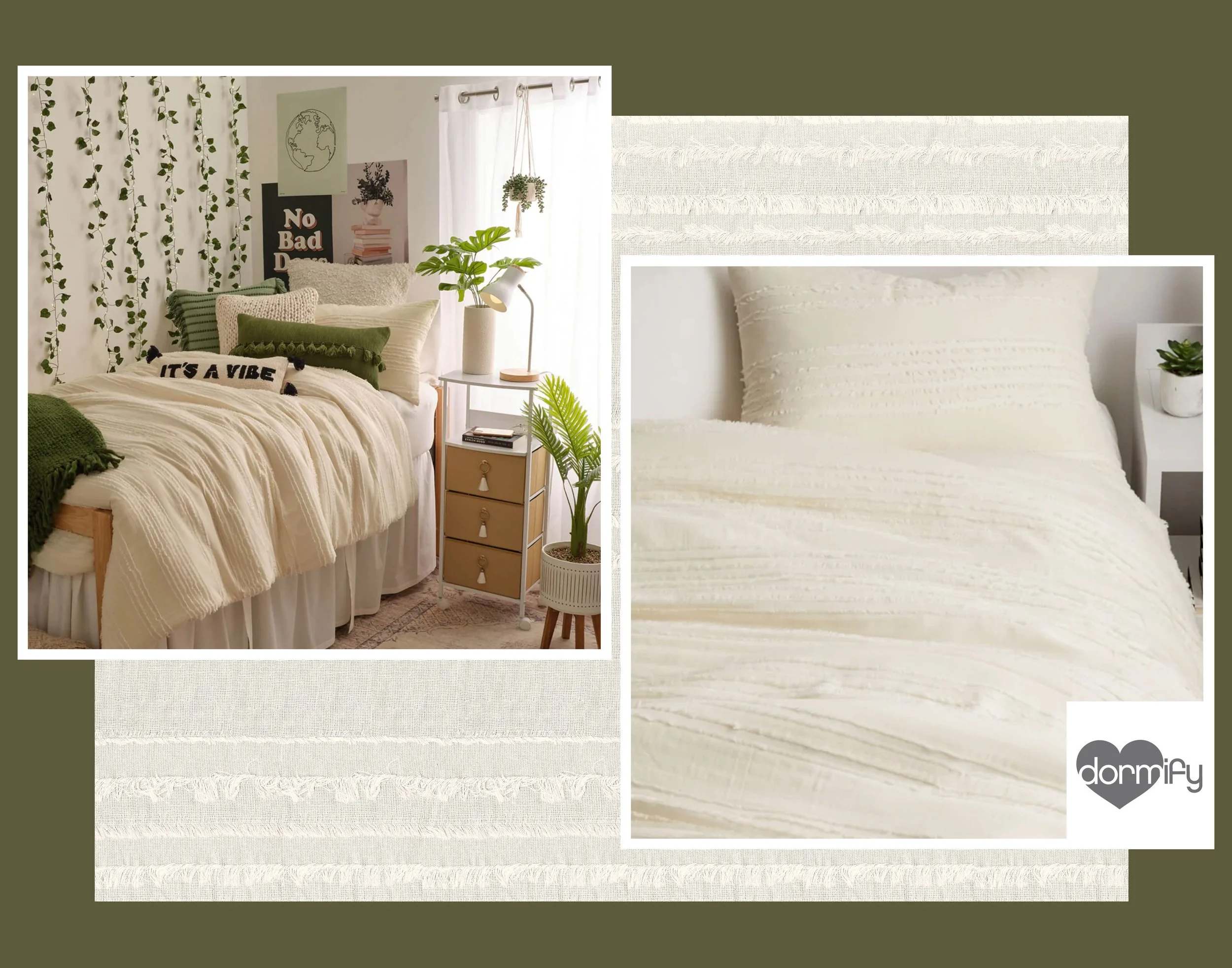 Eyelash Stripe in Oatmeal