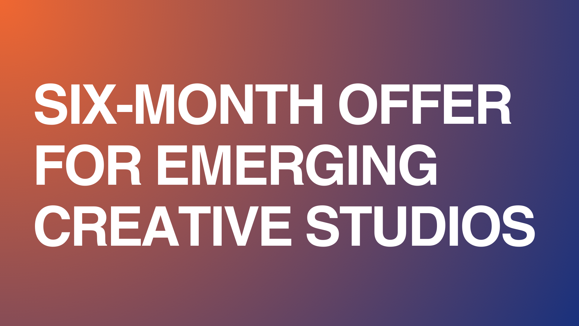 Supporting emerging creative studios and professionals with free production management tool 
