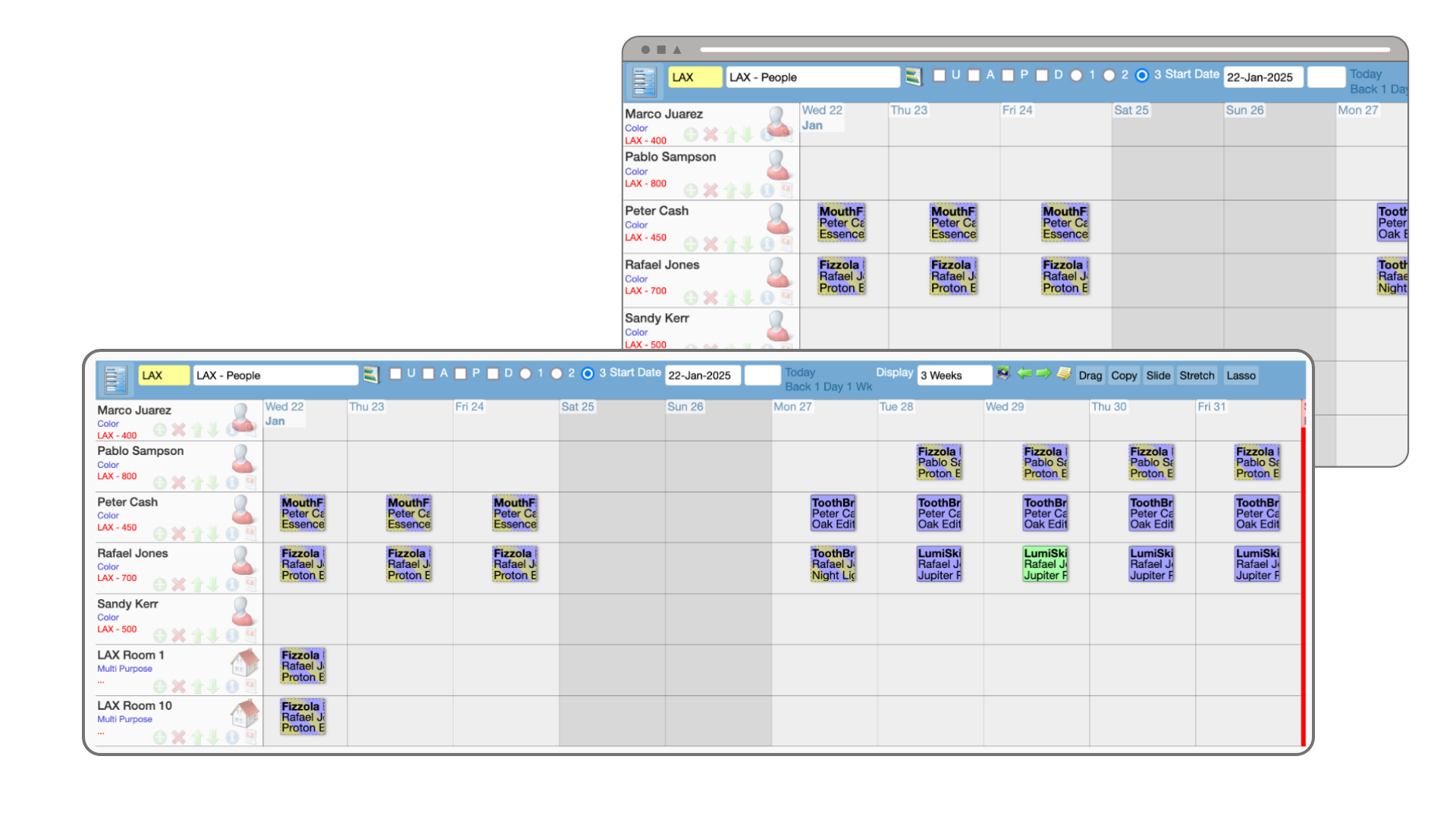 Multi-resource scheduling that works: Empower your artists and managers 