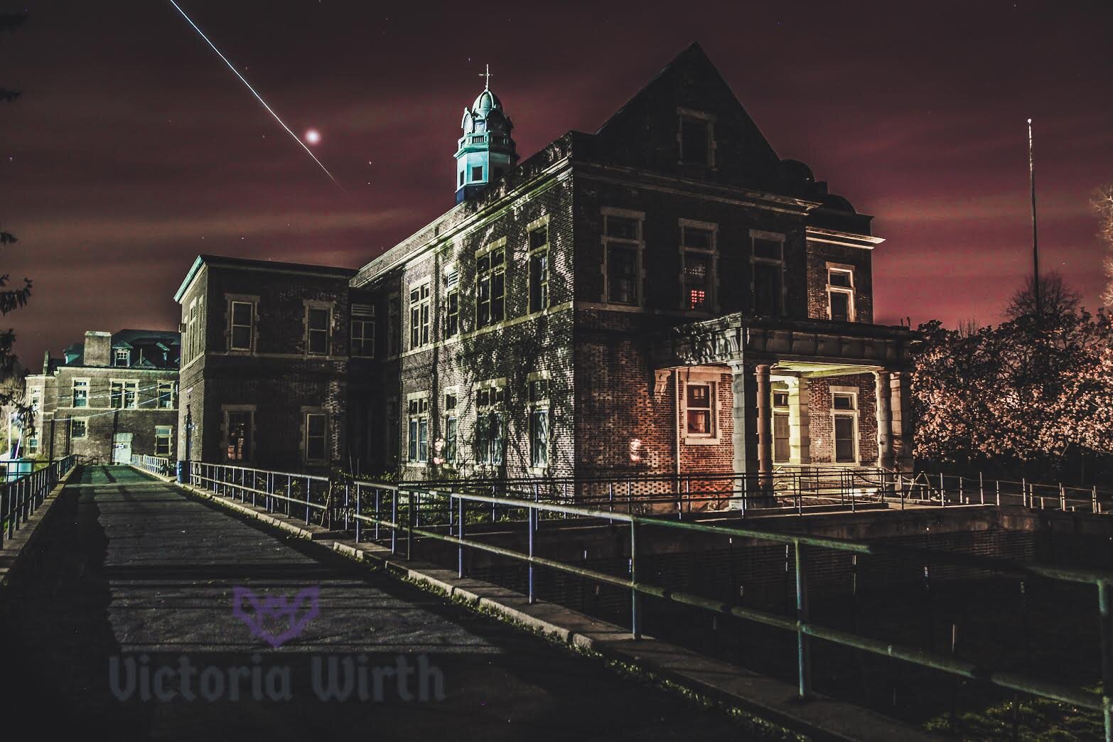  Victoria Wirth  Falling Stars  -Photo taken at the Pennhurst State School and Hospital located in Spring City, Pennsylvania.  Prices Vary - Check Website  https://vwirthphoto.visualsociety.com/galleries/abandoned/falling-stars  Contact: VWirthPhoto@