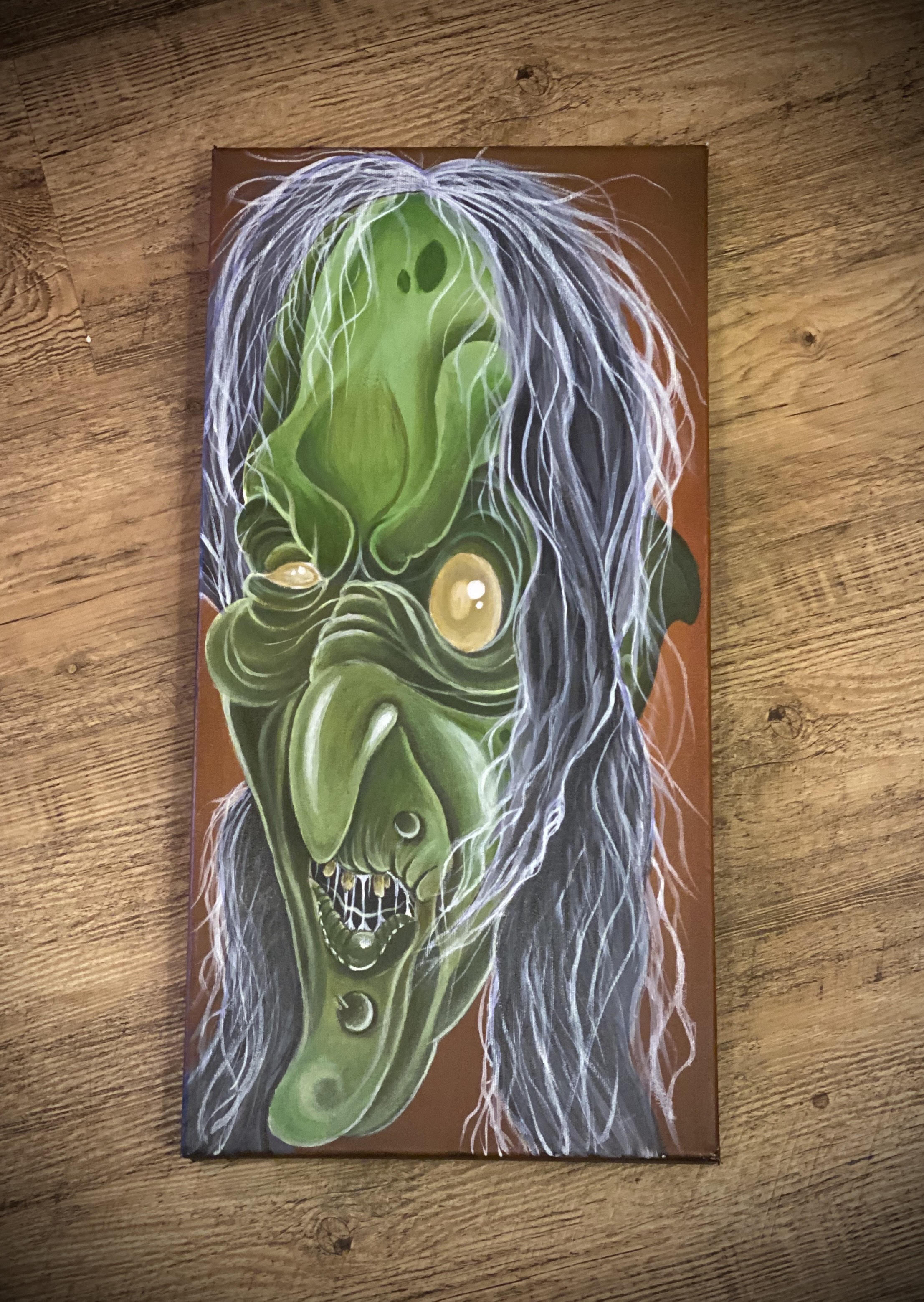  Jay Salerno- Untitled   10x20 acrylic on canvas wrap   200.00  Respawntattooco@gmail.com 