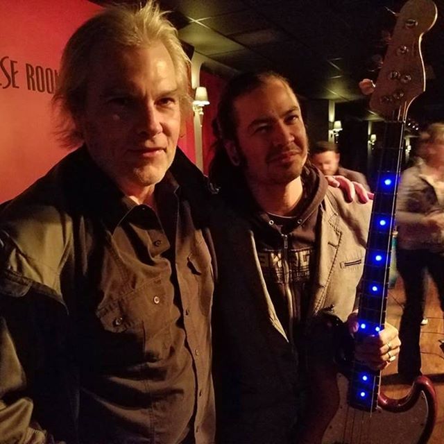 Valor Drummer Jim Maxwell and the birthday boy @uriahduffy. #happybirthday Uriah! We can't wait to share your contribution on our #remastered album #fightforyourlife (#ffyl) on 10/31!