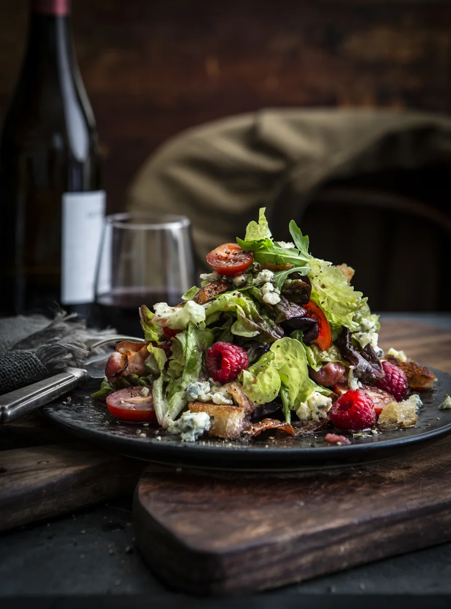 Plate of salad