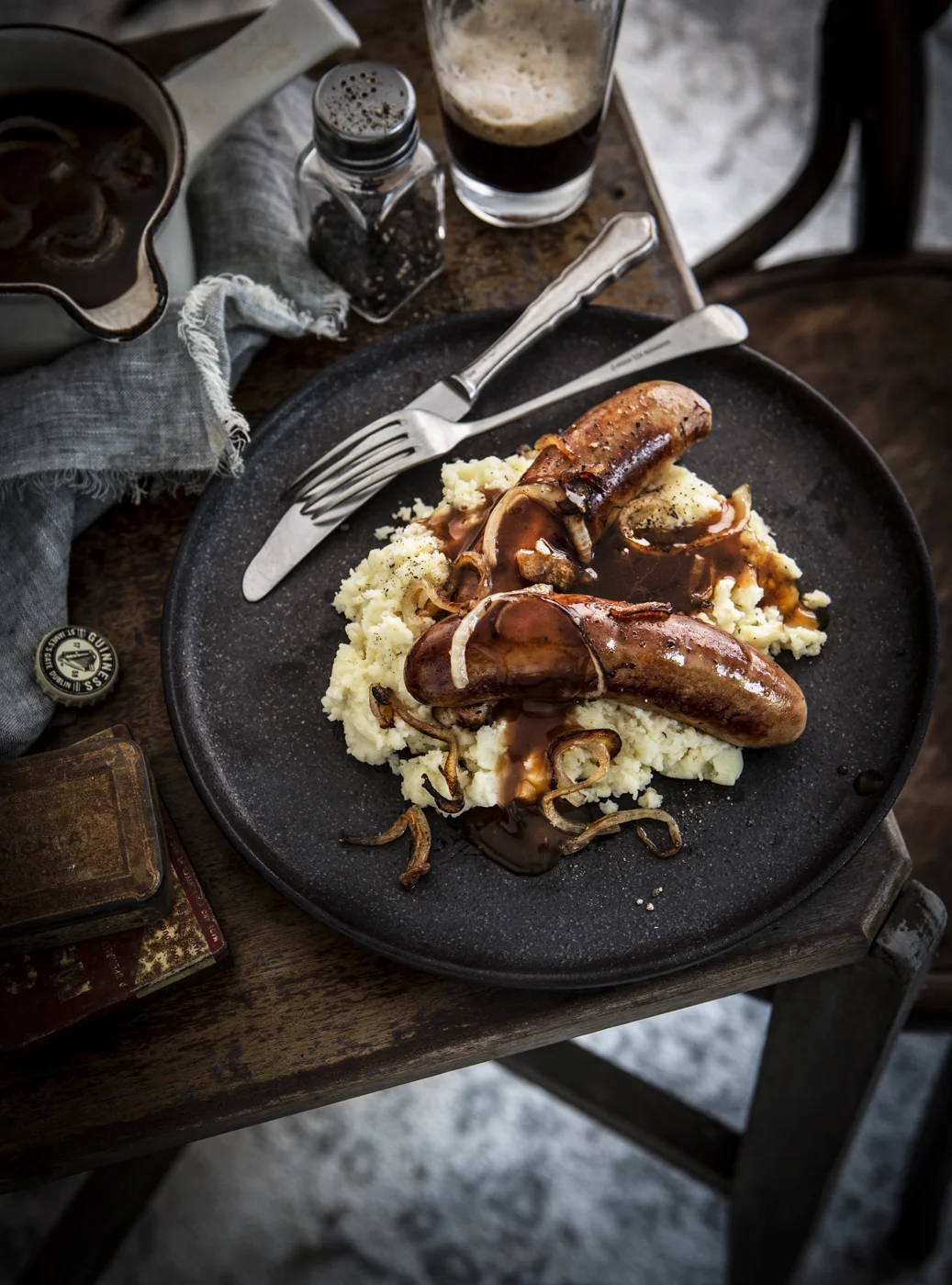 Sausages and mash