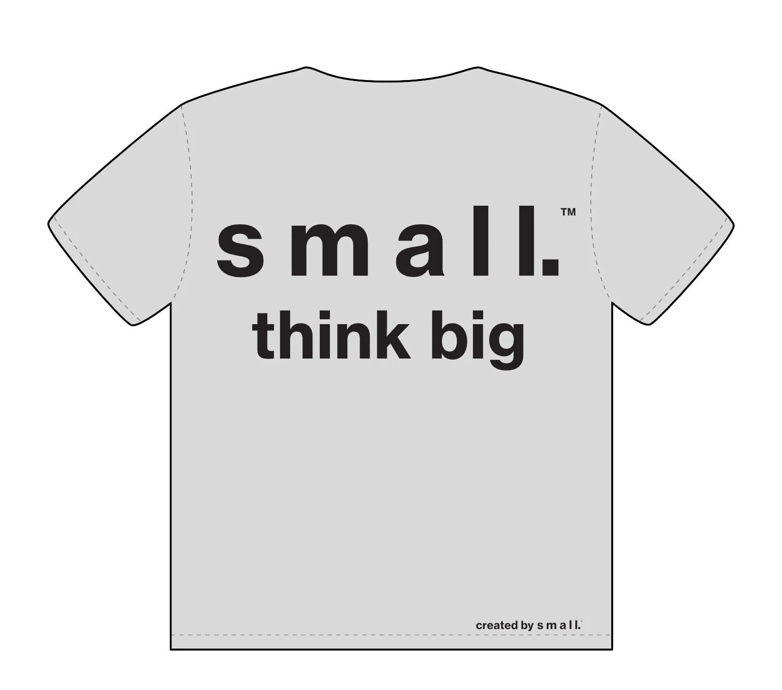 small. talk t-shirt | BACK