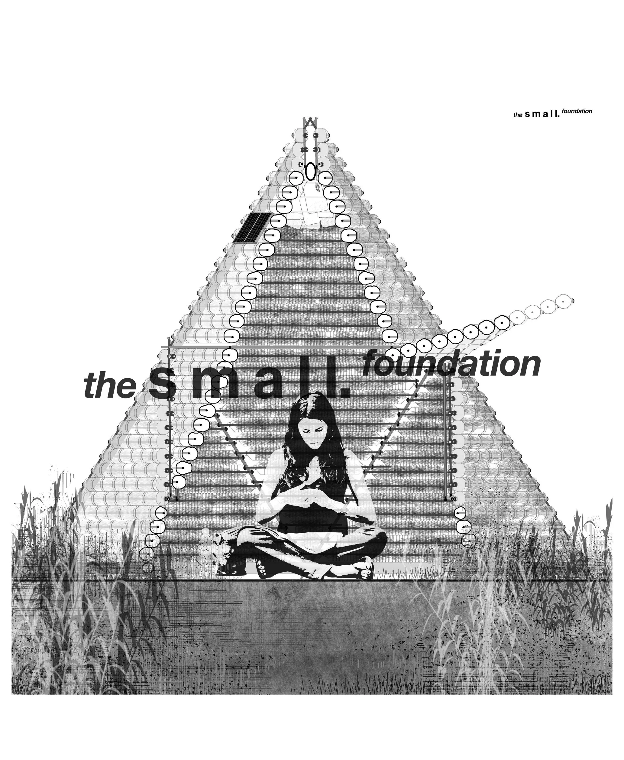 small. foundation BottleHouse original print