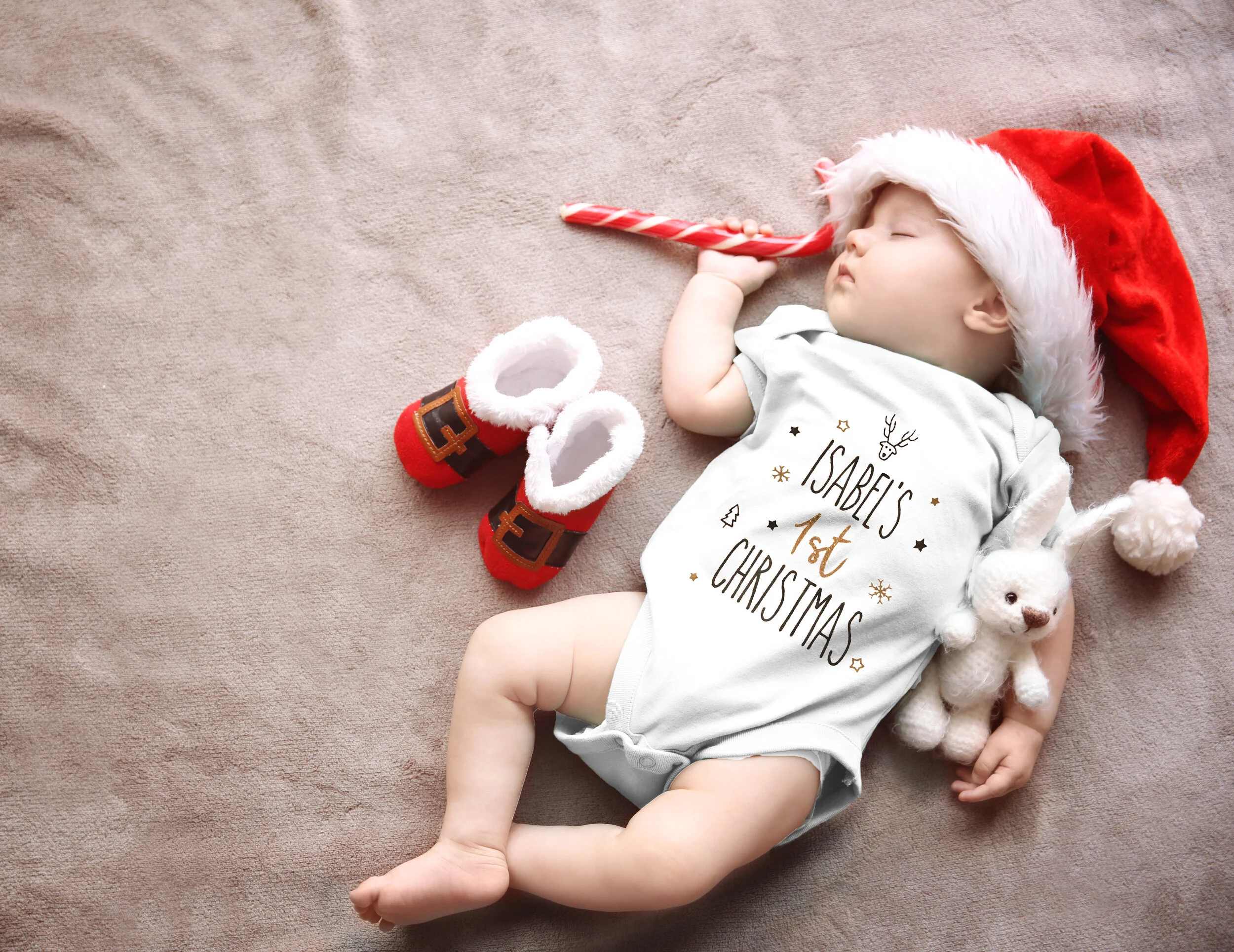 1st christmas babygrow