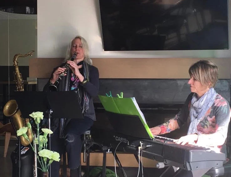 Ann, Tobi and Marina at Calluna Restaurant