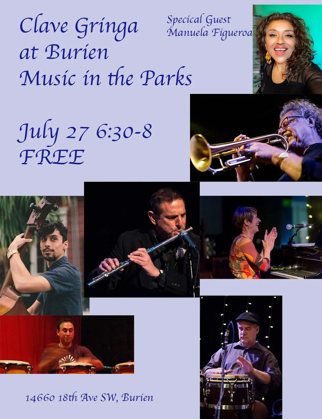 Clave Gringa - Burien Concert in the Park