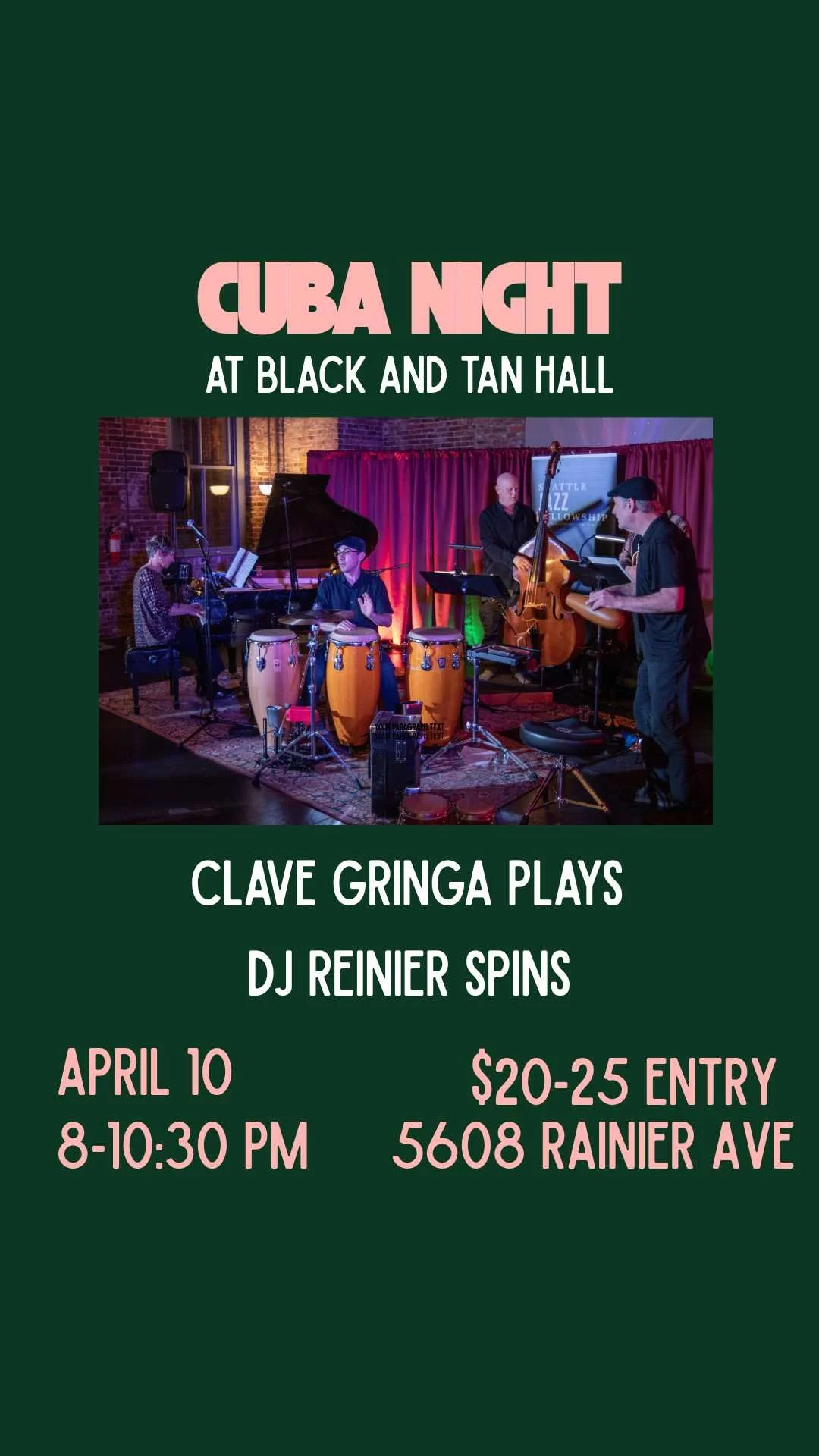 Cuba Night with Clave Gringa and DJ Reiner