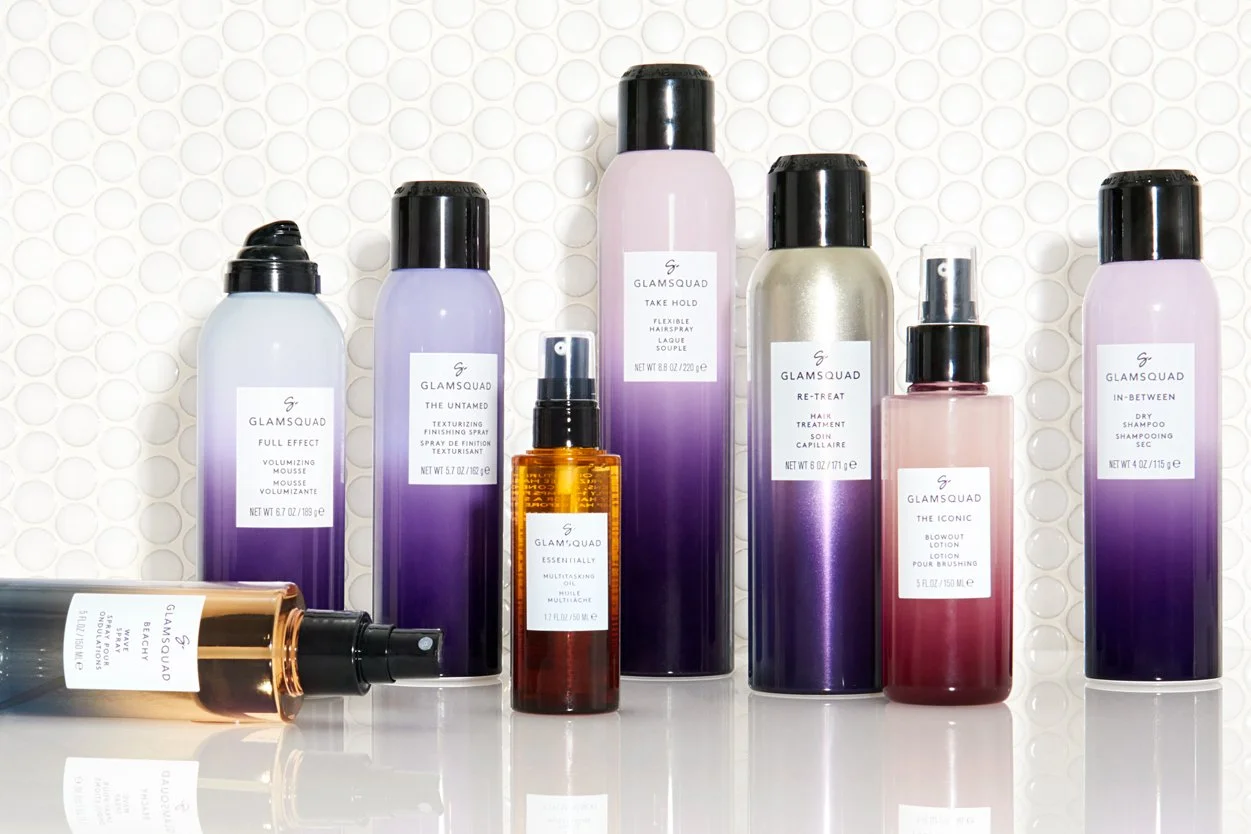 Glamsquad hair styling collection campaign