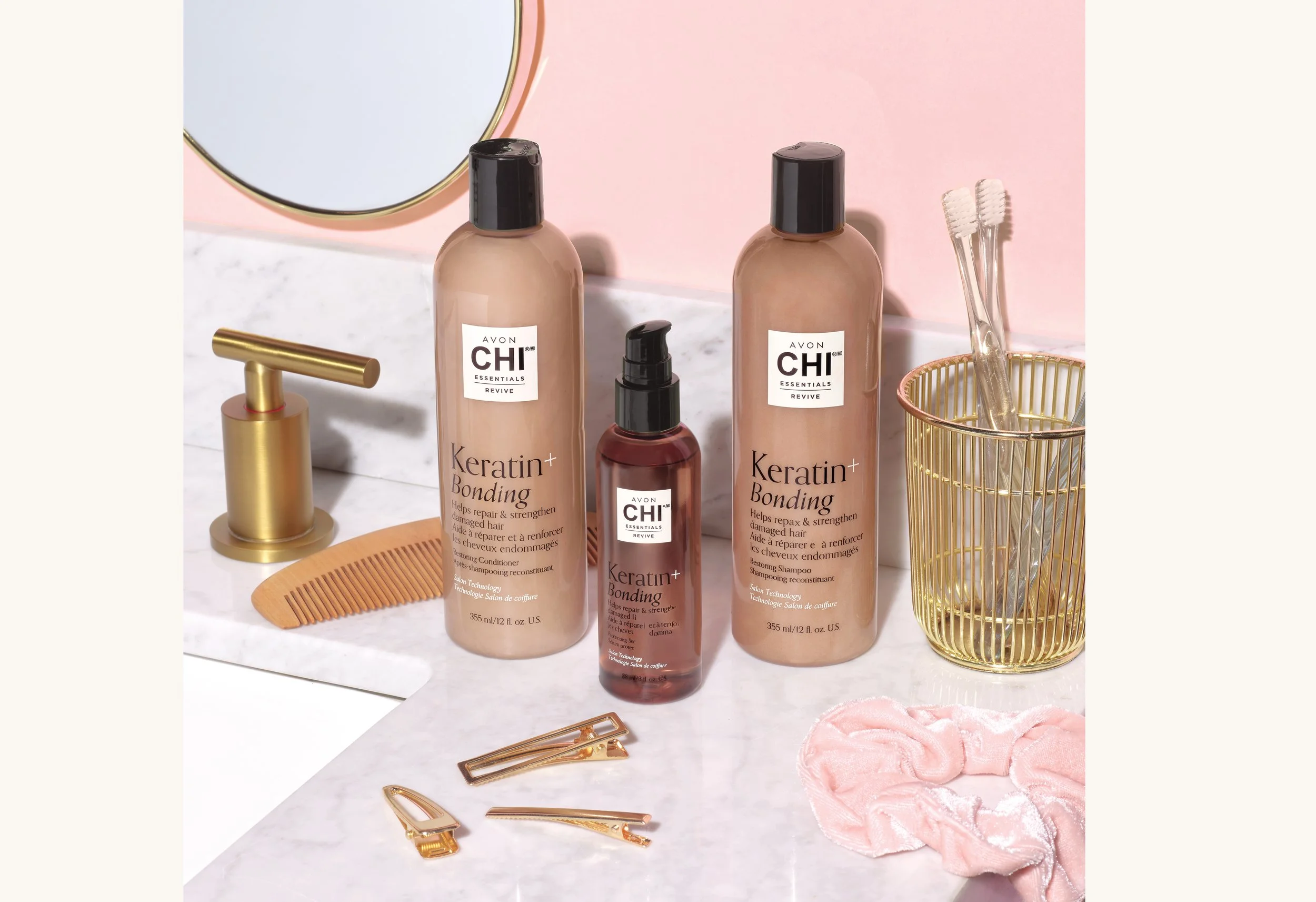 CHI Essentials Revive Keratin + Bonding Shampoo