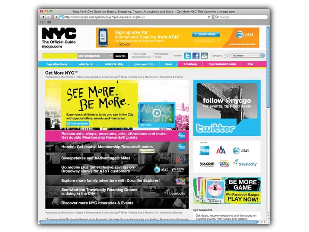 NYCGO.COM site creation and design