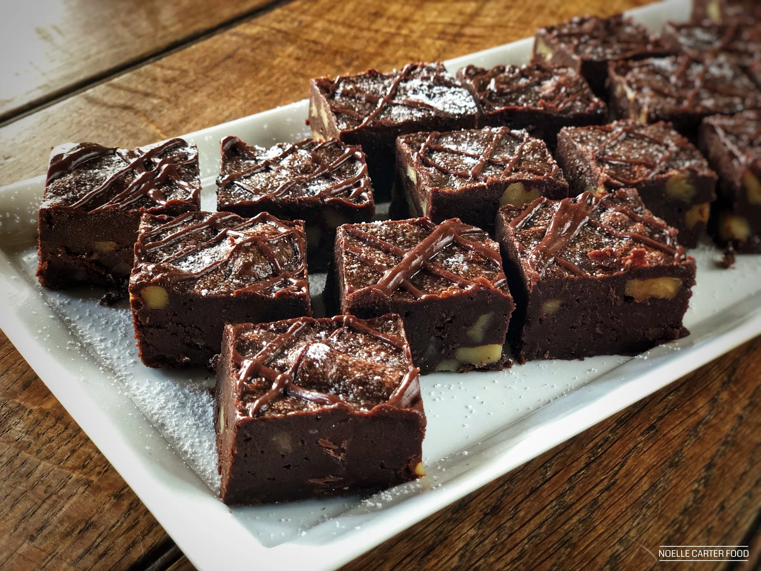 Triple chocolate brownies. (Noelle Carter)