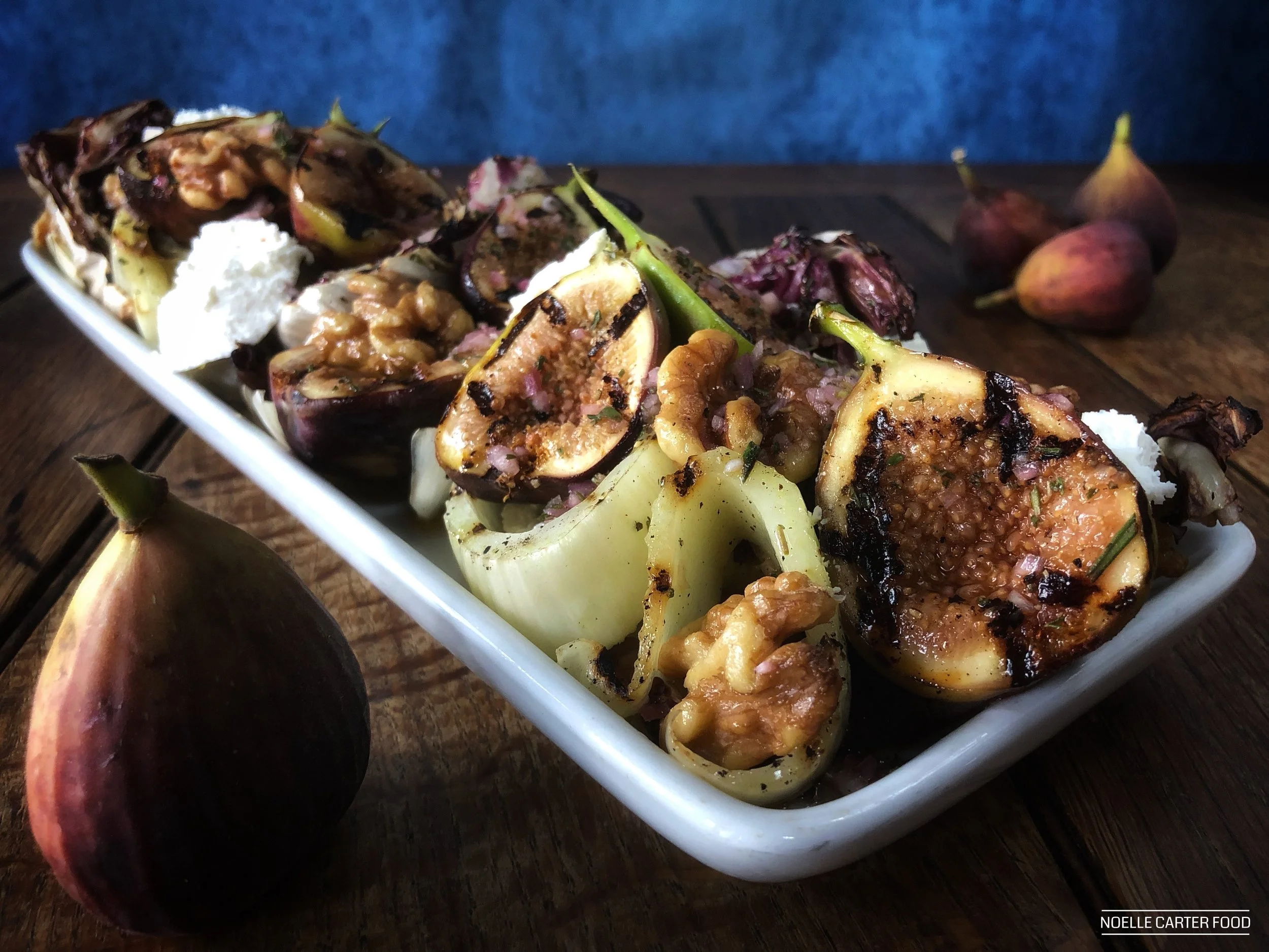 Make this now Grilled fig salad with fennel and radicchio — Noelle