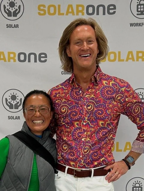  Judy Hasegawa and James Koster at an AIA Brooklyn event. 