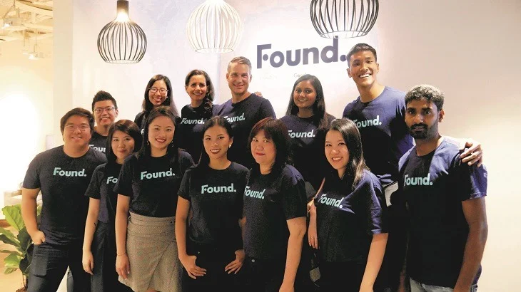 Jeremy with his Found. Team (Picture credits: Found. )