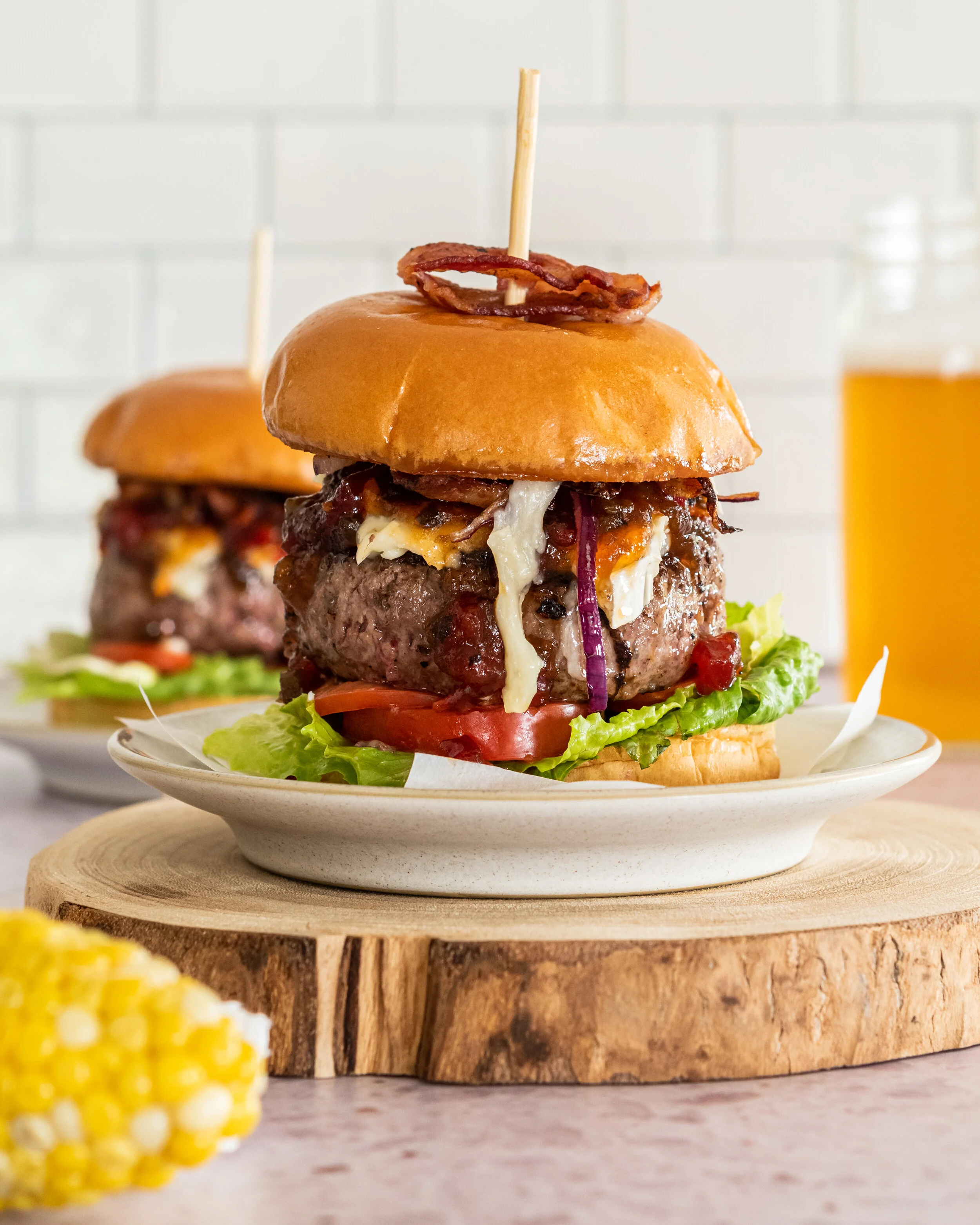 Bacon Jam Burgers — PLATE AND PEN