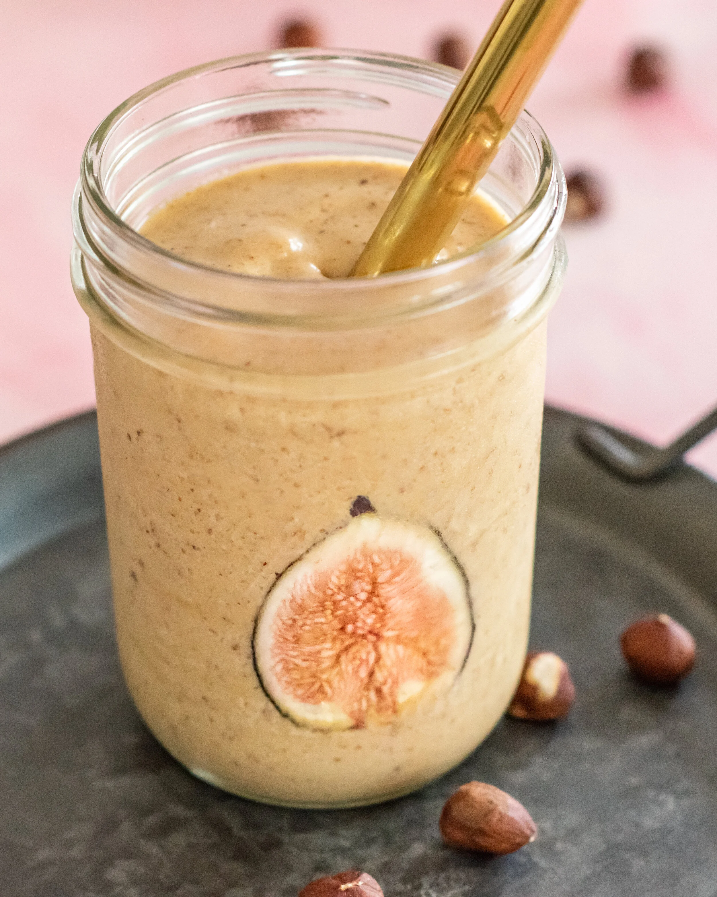 Salted Caramel And Fig Milkshake