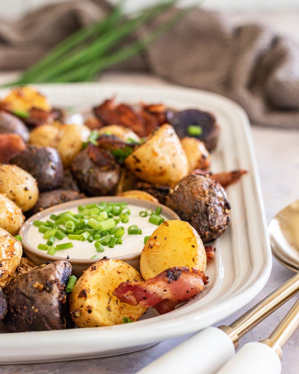Roasted Mini Potatoes — PLATE AND PEN