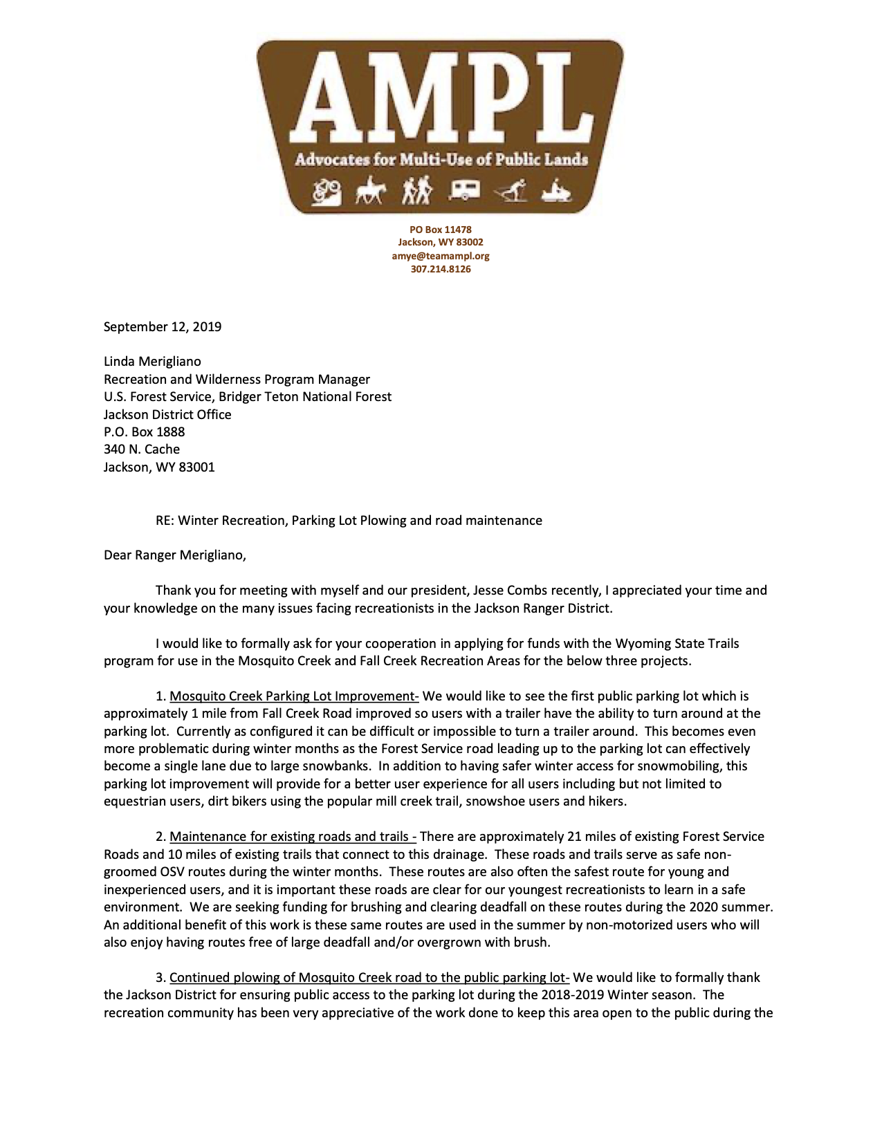 AMPL letter to BTNF Jackson requesting grant items 9.12.19PG1.png