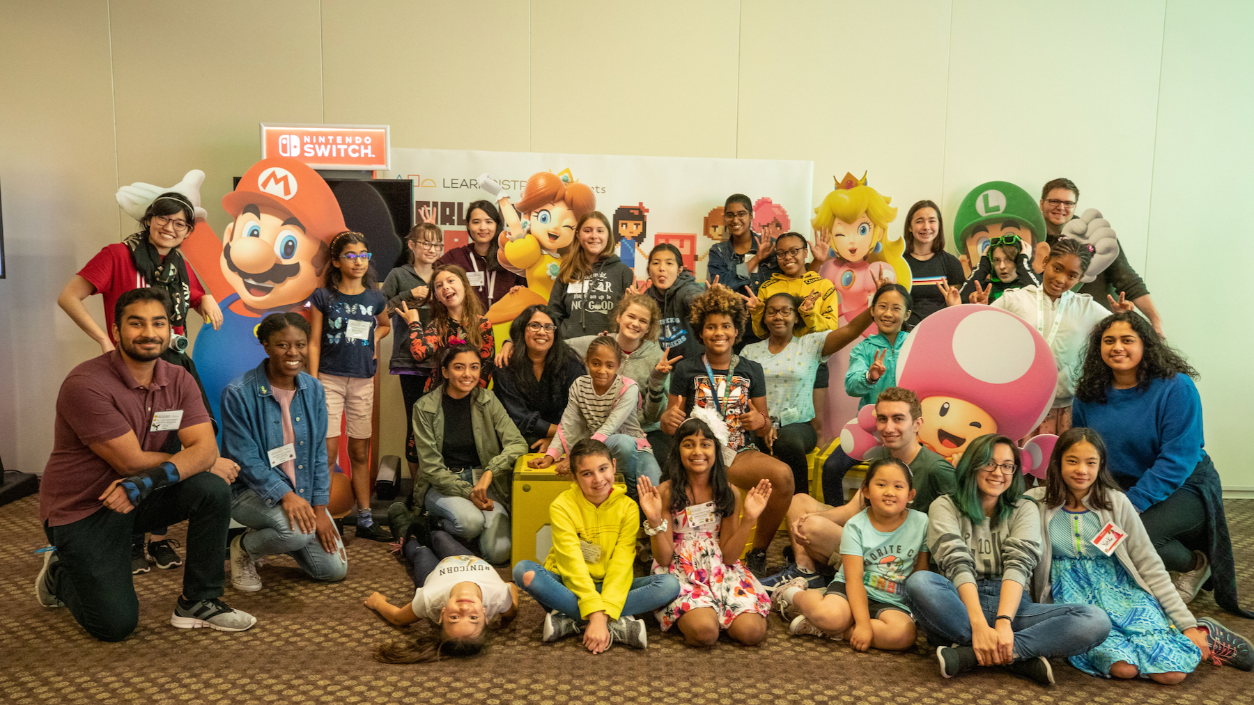 GMG Fellows &amp; campers at Nintendo of America headquarters (Copy)