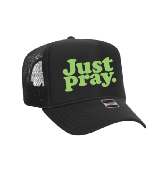 Just Pray Trucker Hat (Gren)