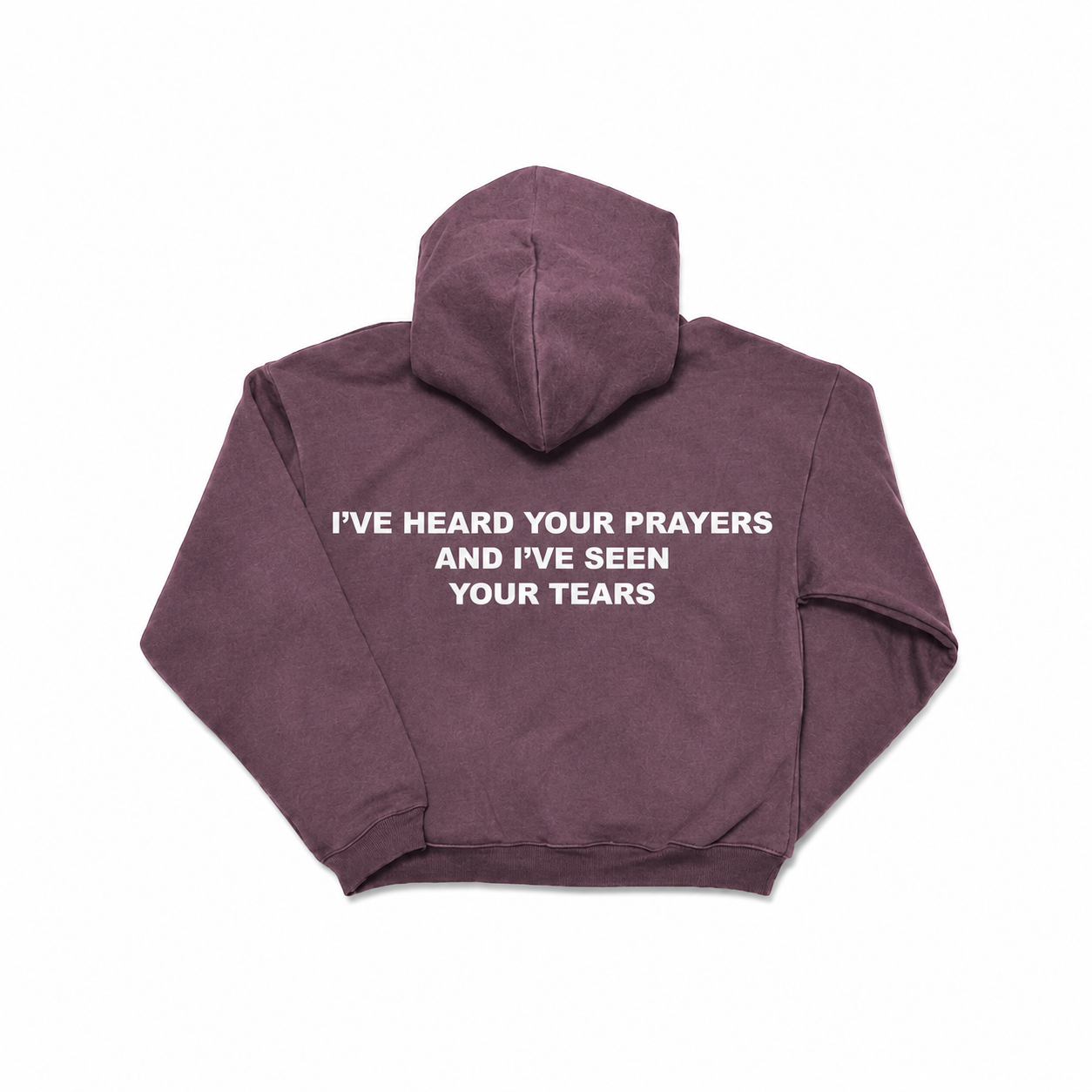 I've Seen Your Tears Hoodie Plum