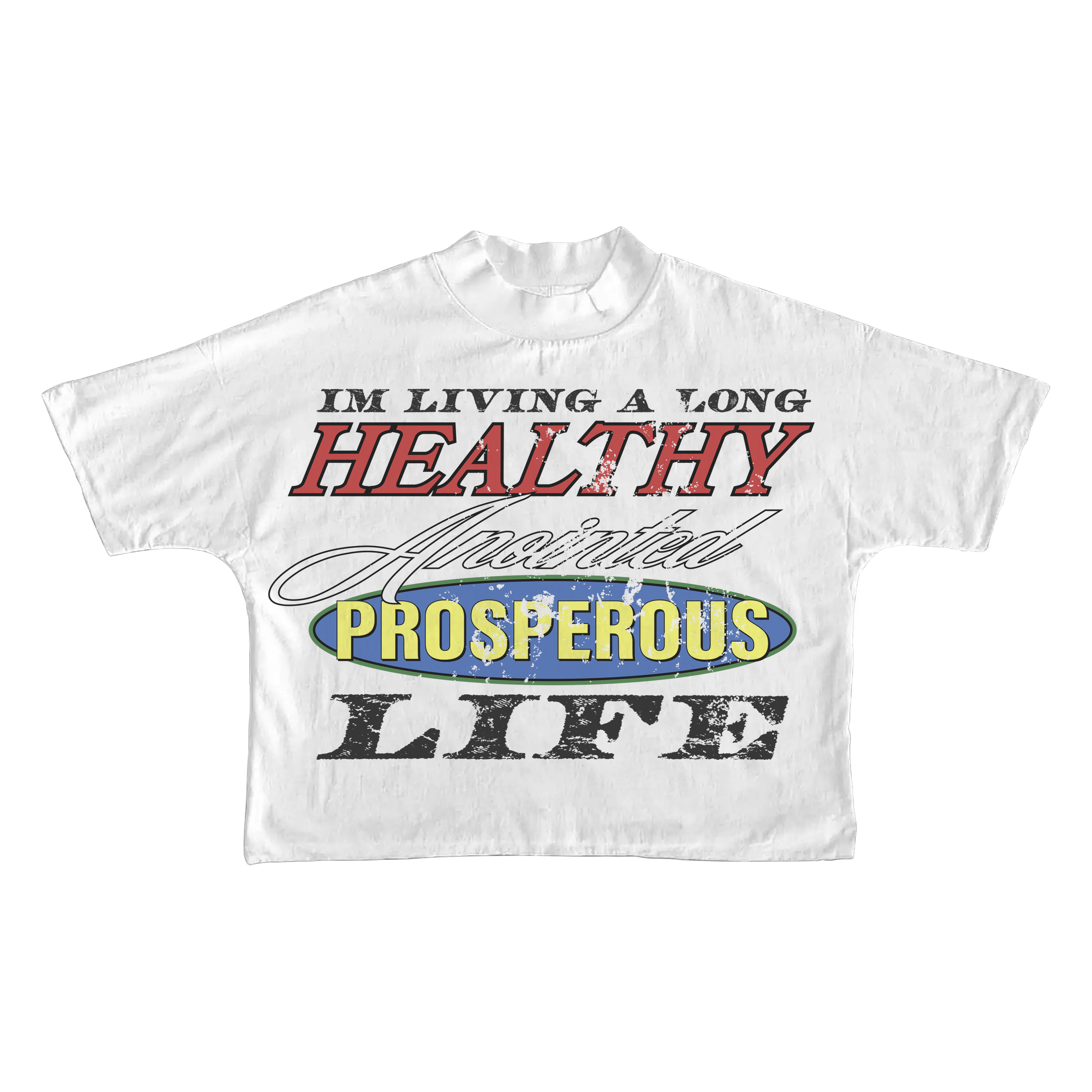 Healthy Living Cropped White