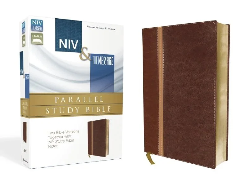 NIV, The Message Side-by-Side Bible: Two Bible Versions Together for Study and Comparison