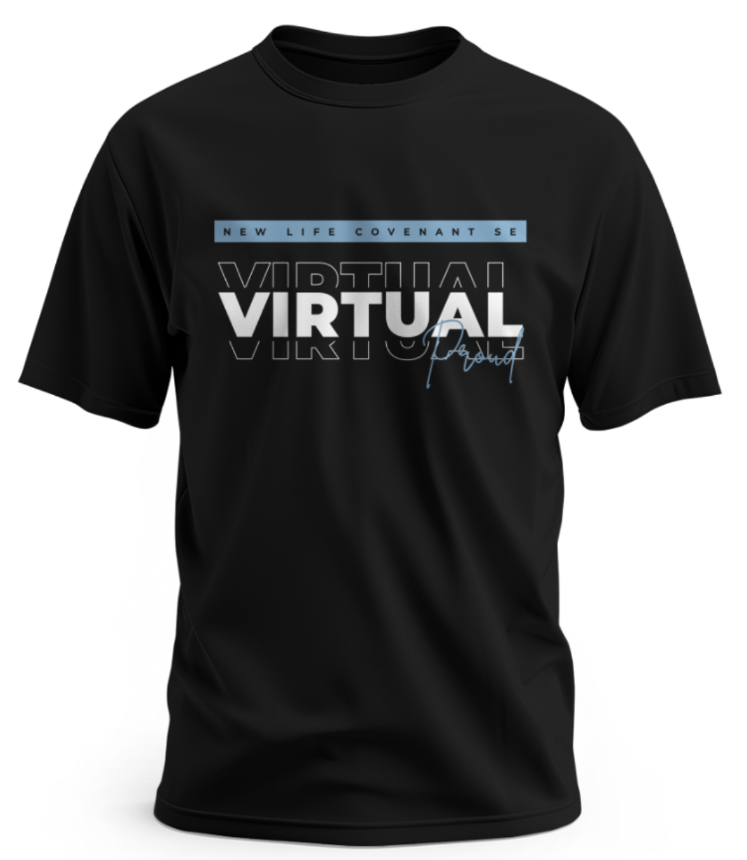 NLCSE Virtual Proud T-Shirt (Black/Blue)