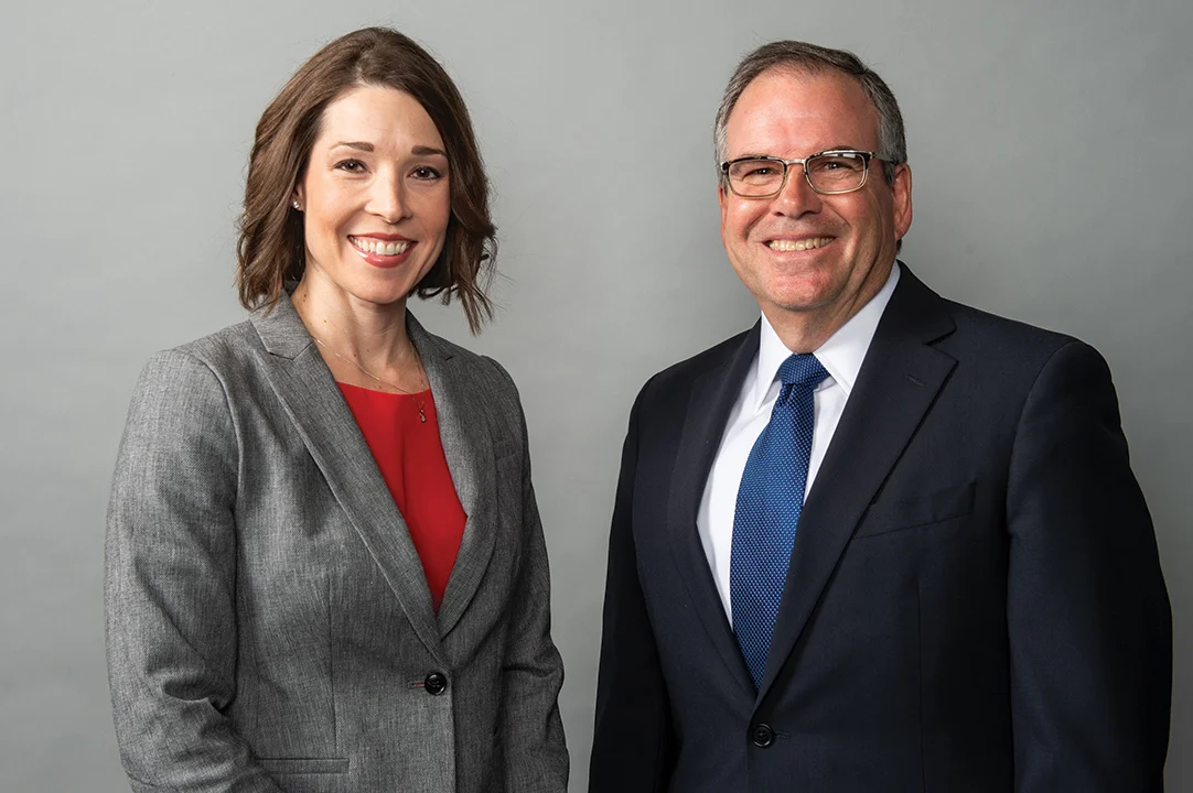 Bielski with mentor Todd Cate, VP Operations at DLL Finance