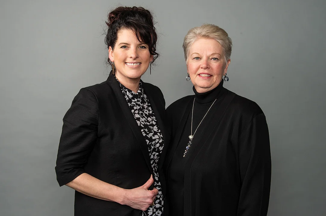 Lowry with mentor Peg Armstrong-Gustafson, President and Founder of Amson Technology.