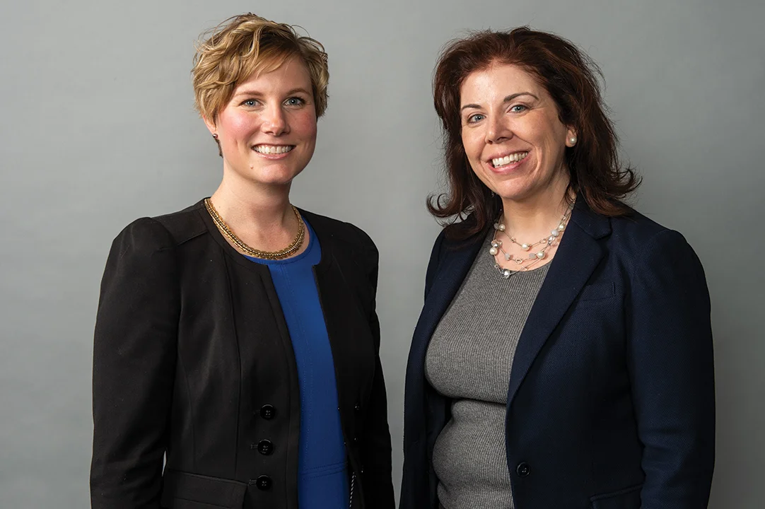 Stull with mentor Elizabeth Presutti, CEO, DART