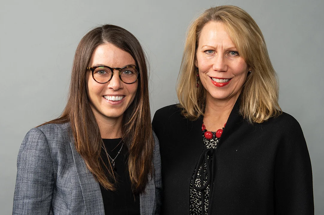 Webb with mentor Leslie Garman, DMARC, Development Director